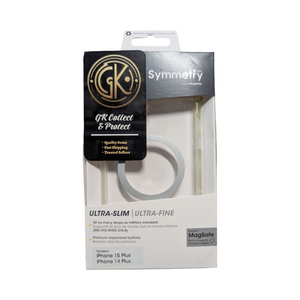 N5-N Symmetry Series Case with MagSafe for iPhone 15/14 Plus - Clear (Yellowing)